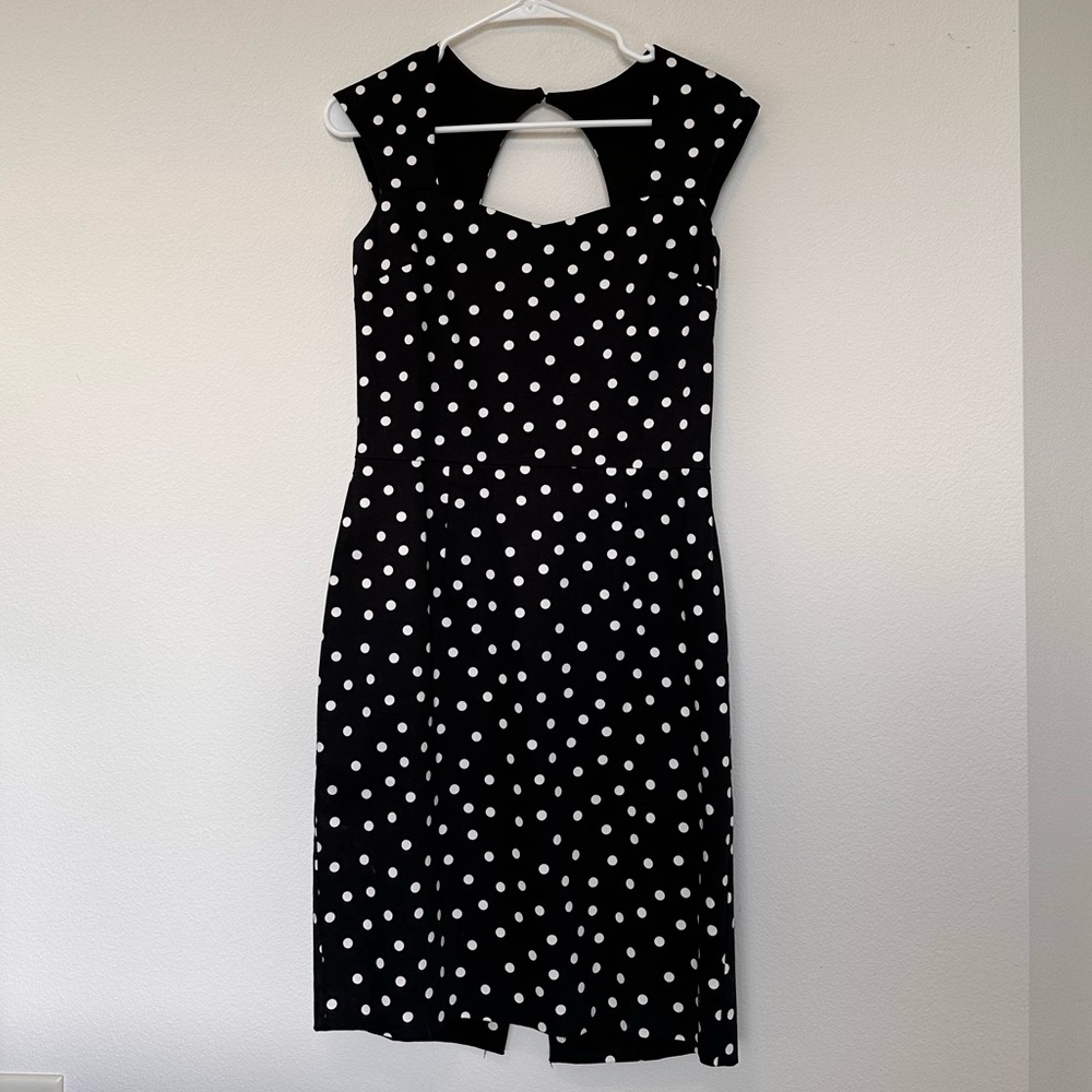 White House Black Market Polka Dot Dress